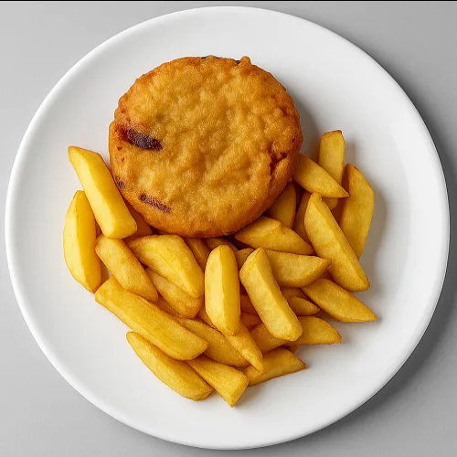 Hamburger In Batter (2) 