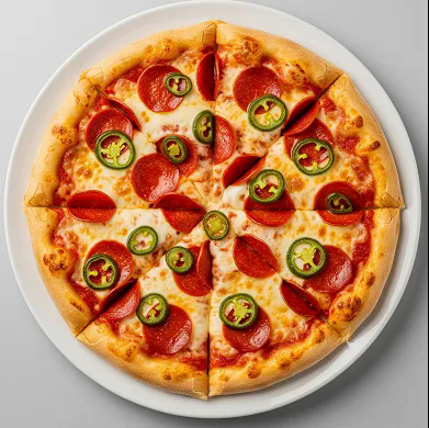 Salami, Pepperoni & Jalapenos 